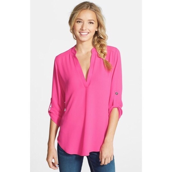 Lush Pink Blouse - Picture 2 of 4